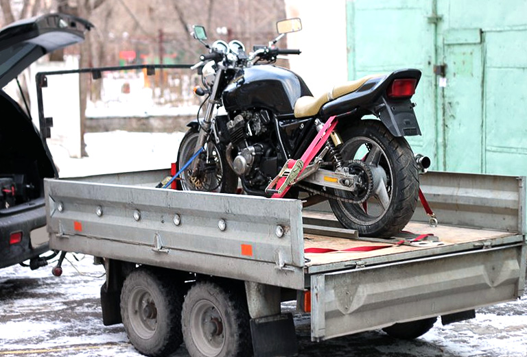 Услуги эвакуатора для мотоцикла цены из Новосибирска в Екатеринбург